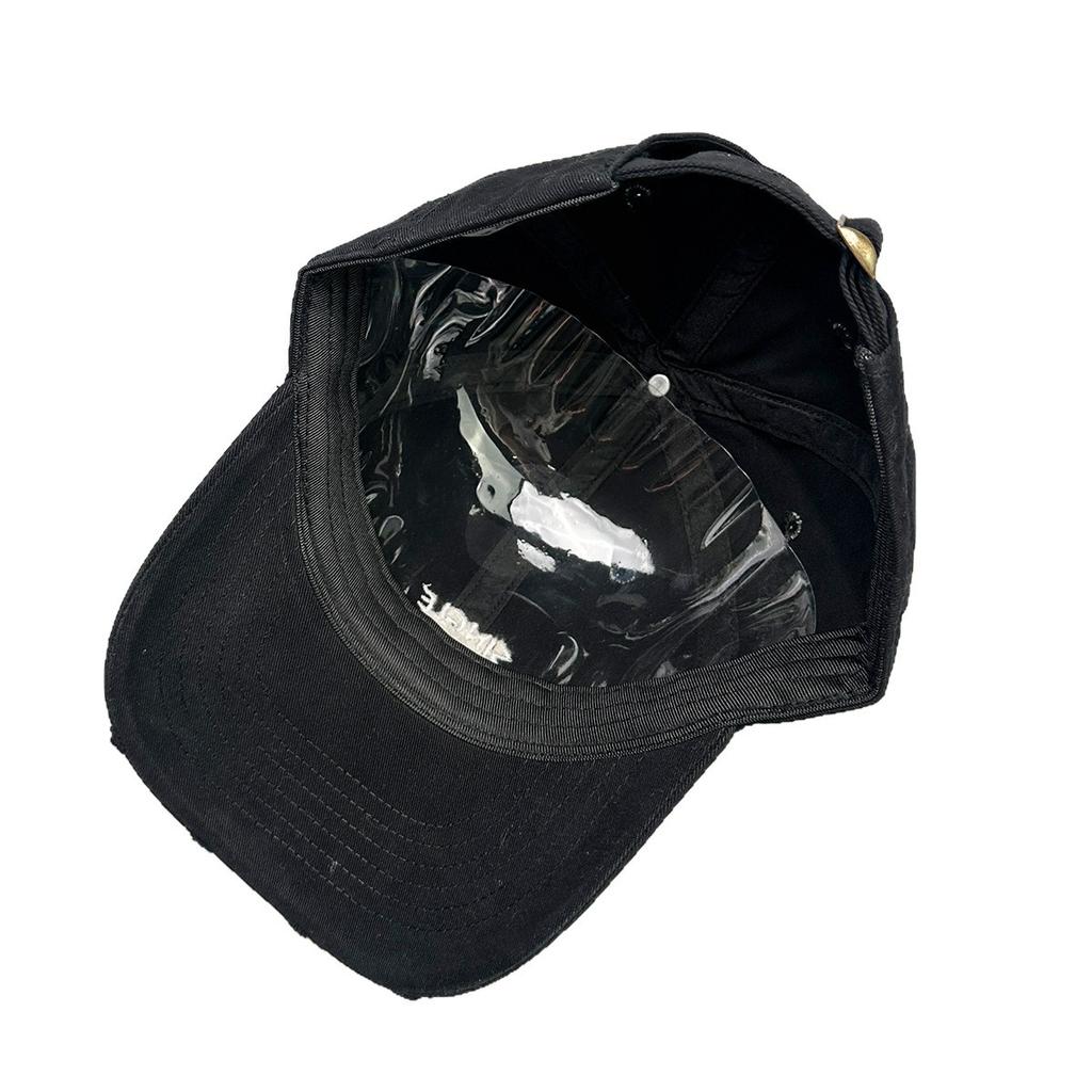 Four Seasons Simple Embroidery Alphabet Baseball Cap Men'S And Women'S Shade Ripped Wind Casual Versatile Cap
