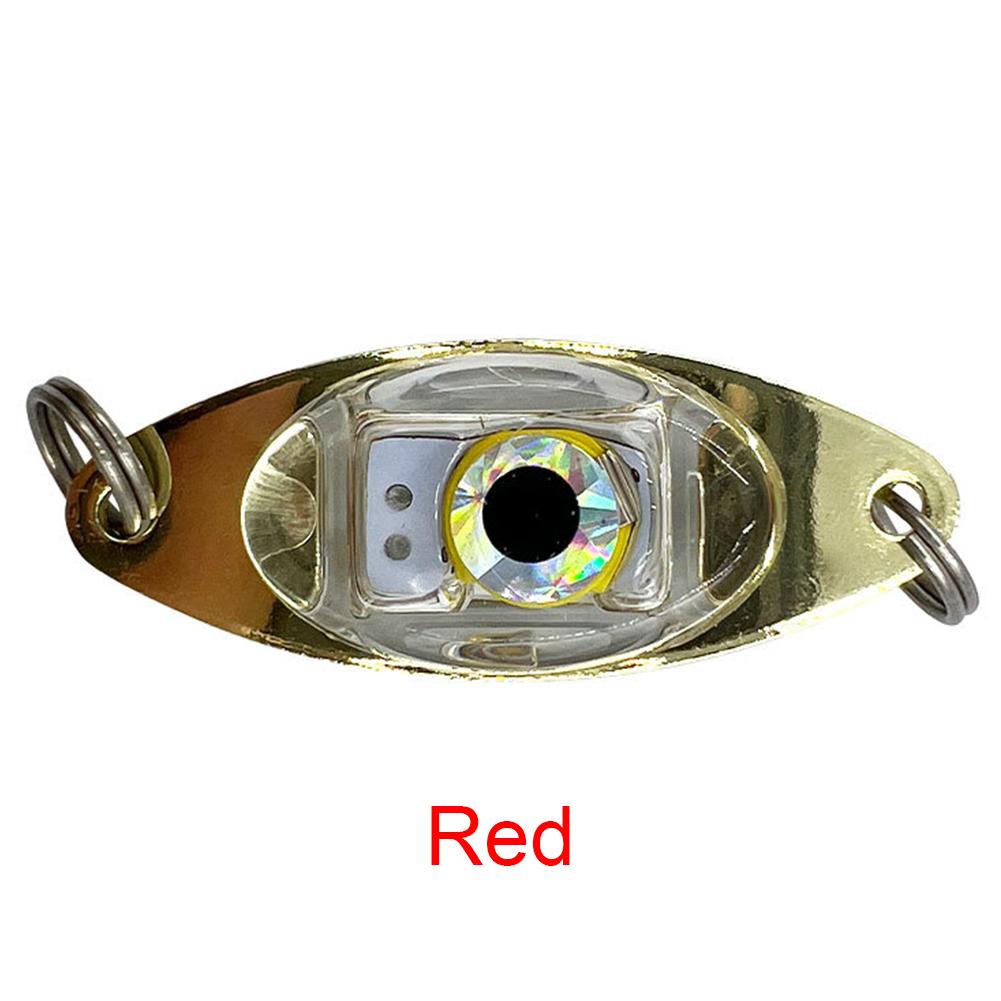 LED Fishing Lure Light Fishing Bait Lamp Battery Operated Fish Attracting Light Underwater Flashing Light Fishing Accessories