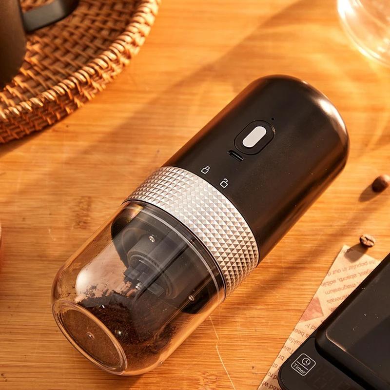 Portable Electric Coffee Grinder Rechargeable Espresso Grinder Ceramic Grinding Core Home Coffee Bean Grinder Coffee Accessories