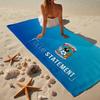 Asciugamano da Spiaggia con Stemma di Vasco Da Gama, Asciugatura Rapida, Facile da Curare, Utilizzabile Sia per il Fitness che per le Vacanze al Mare, Essenziale Sportivo Regalo per Fan