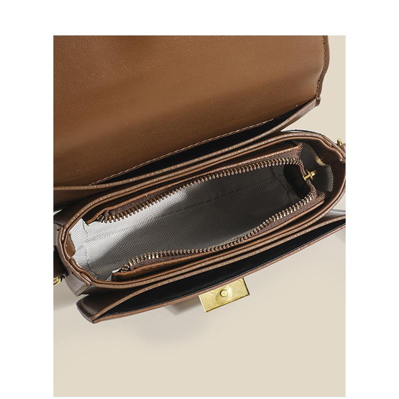 Small Bag Simple French Underarm Bag  Spring and Summer Versatile Textured Women's Bag  One Shoulder Crossbody Small Square Bag Tofu Bag