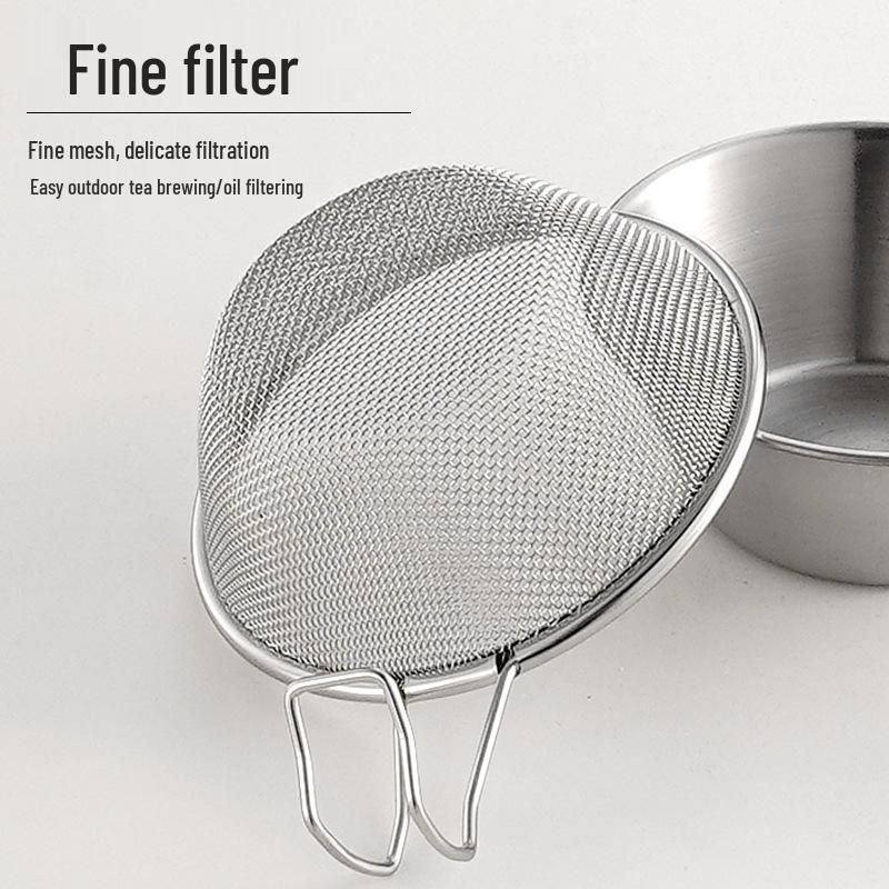 Portable 304 Stainless Steel Sierra Camping Bowl - Foldable Outdoor Picnic Tableware