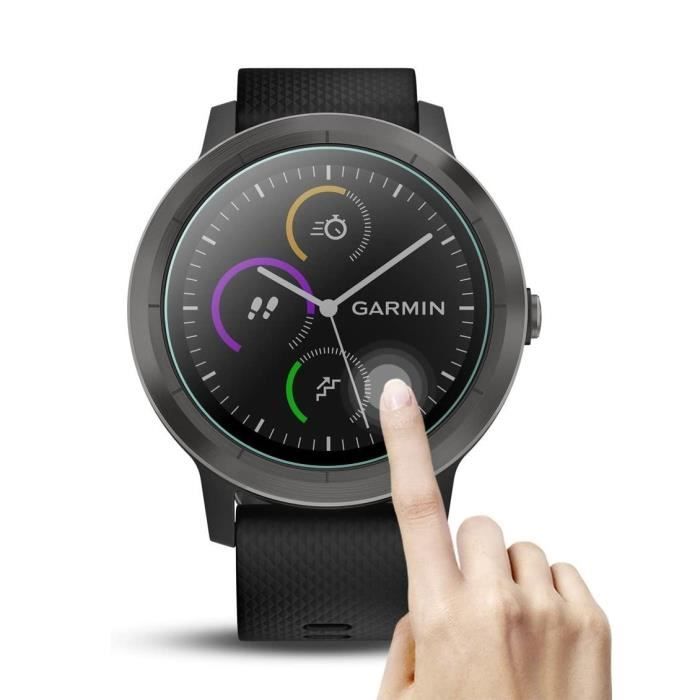 Protection écran - PHONILLICO - Garmin Vivoactive 3 - Verre trempé - Pack 2