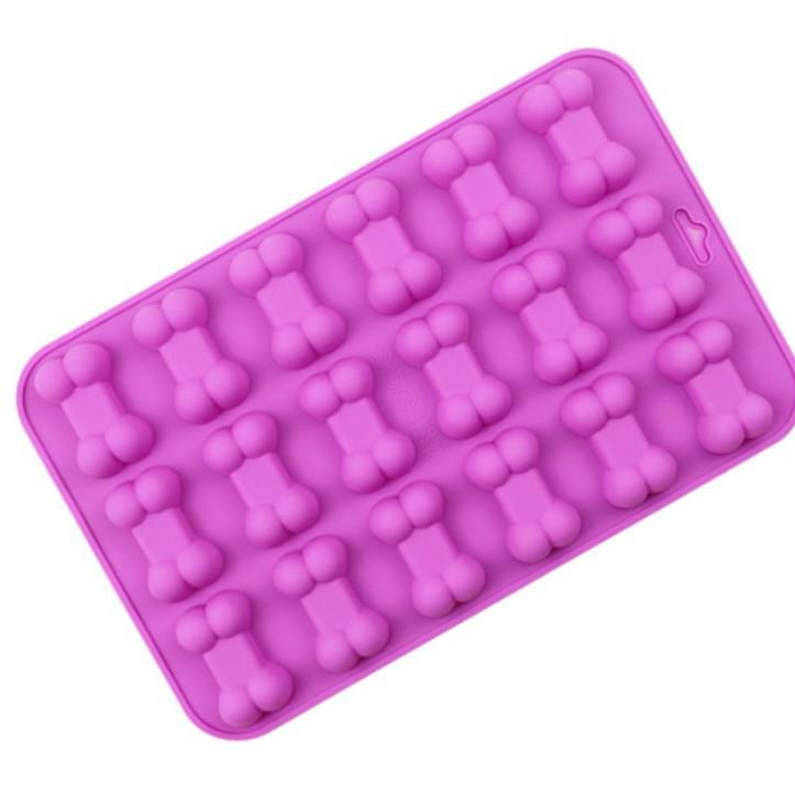 10-Piece Cat Paw & 18-Piece Bone Silicone Baking Mold Set for Pet Treats