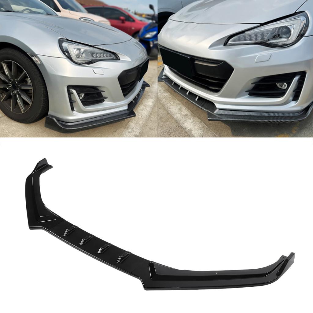 Front Bumper Lower Lip Spoiler Splitter Weatherproof Bumper Lip Guard Protector Replacement for     2017-2021