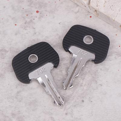 2 Pièces 702 Clés Noires Clés de Contact Chariot Élévateur 28520490 Clé de Contact Clé de Démarrage Électrique Manuel Accessoires Chariot Élévateur