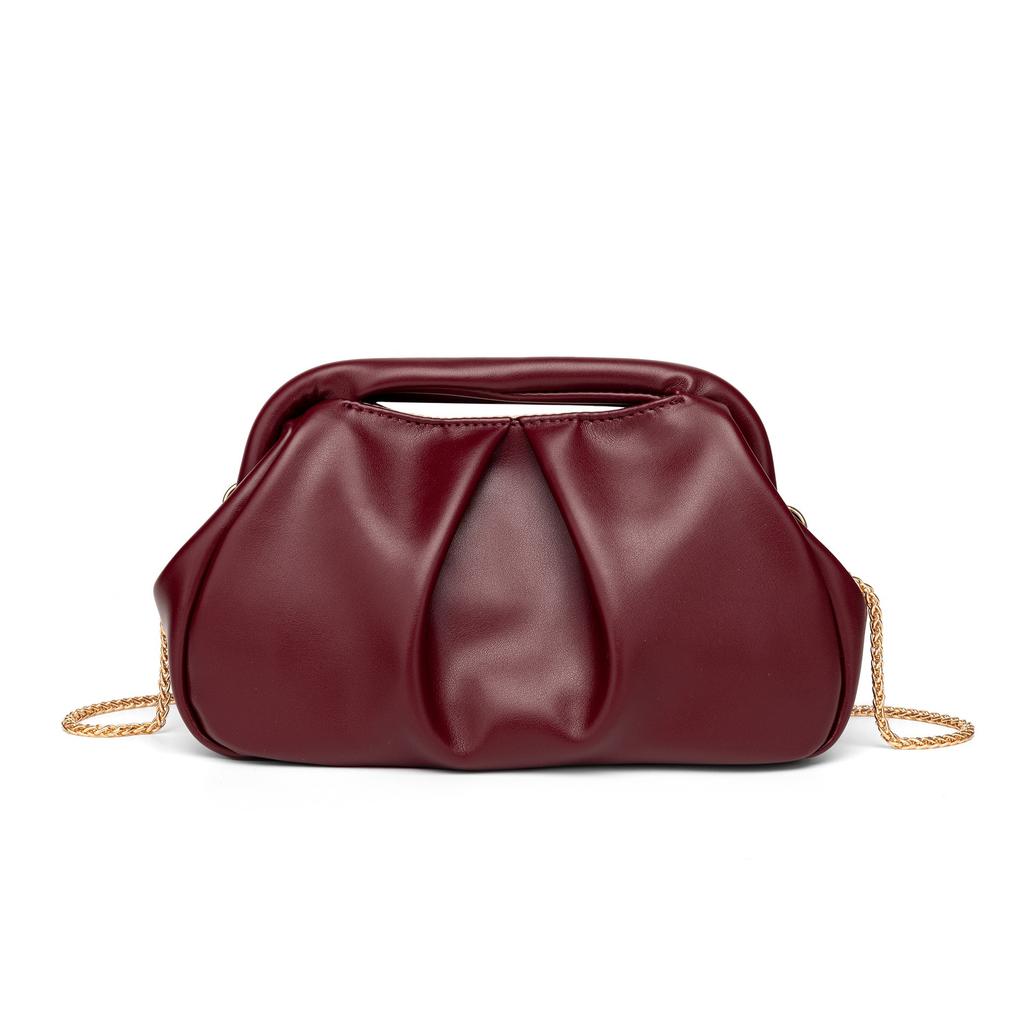 Textured Cloud Frame Clutch Purse, Women's Party Crossbody Handbag luxury Designer Shoulder Bag Wedding Evening Clutch Bag