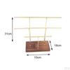 Earrings Holder Organizer Decorative Display with Detachable Wooden Base for Ear Bracelet