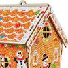 Julgransdekoration Pepparkakshus Trä DIY Pusselset Familjehelg Träd Prydnad Heminredning