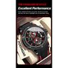 POEDAGAR Sports Men Watches Waterproof Luminous Chronograph Date Military Watch Silicone Strap Quartz Wristwatch Reloj