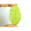 28X42X05 MM Natural Green Opal Oval Shape Cabochon Loose Gemstone 53Cts. SK-4753