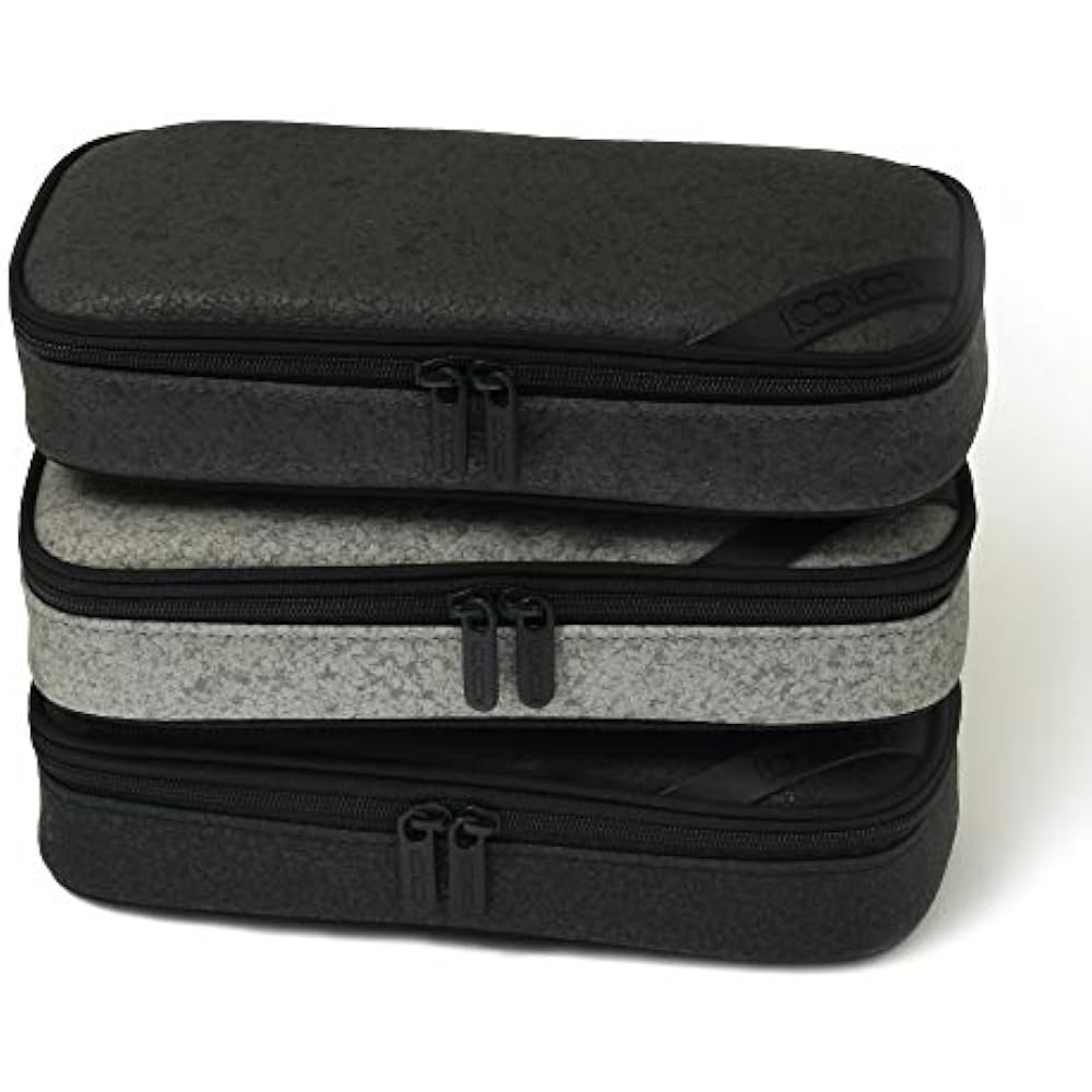 LOONLOON Pencil Case, Pencil Case, Large Capacity, Two-story, Multi-function, Middle School, High...