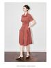 Nanyou High-Quality Elegant Lapel Shirt Dress for Women - High Waist Summer Style