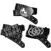 4.5cm Width Rivet Punk Rock Pu Leather Belt Man Woman Hip Hop Vintage Black Red Leather Waist Belt Y2k