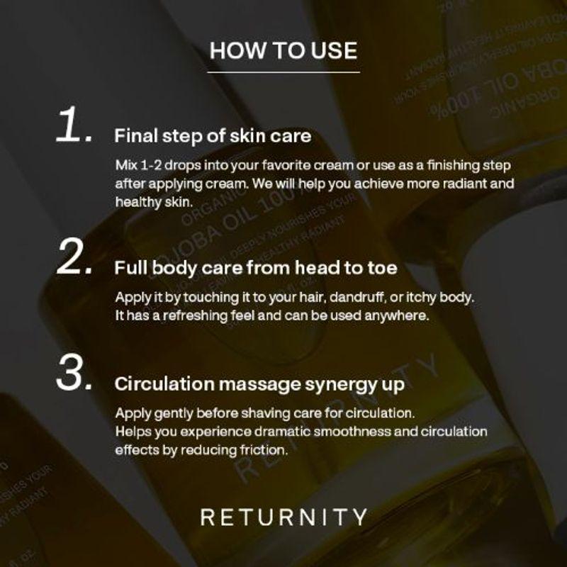 [RETURNITY] Jojoba Oil 100% 50ml