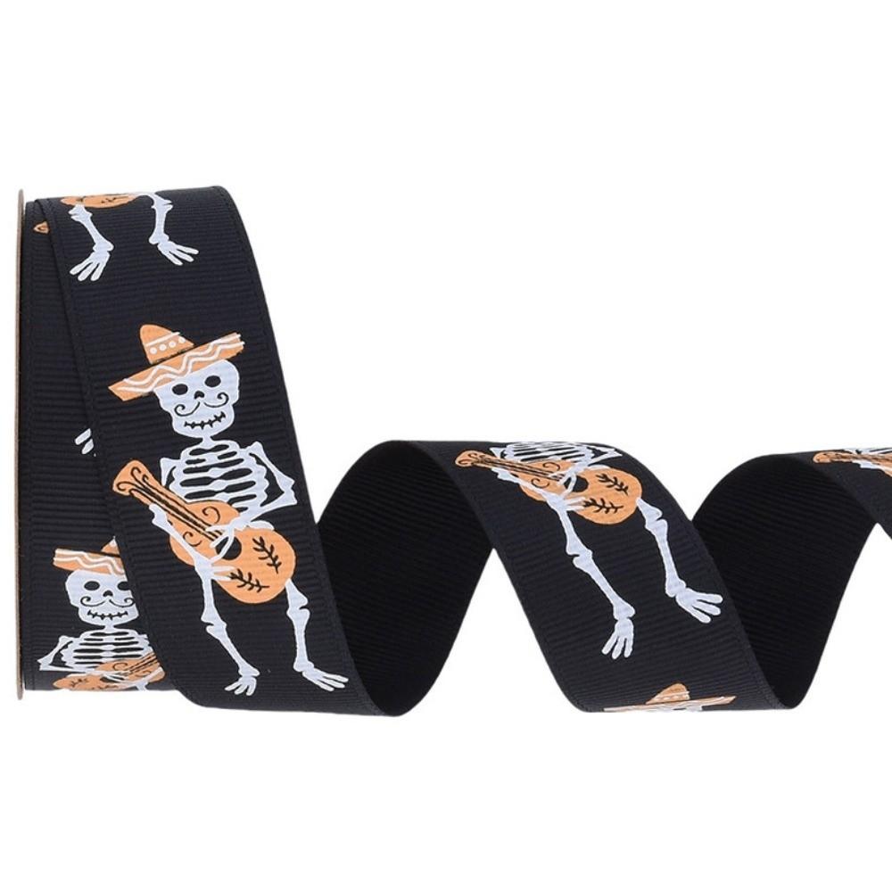 Pumpkin Halloween Packaging Gift Box Ribbon Ghost DIY Ribbon Strips  Ghost Festival