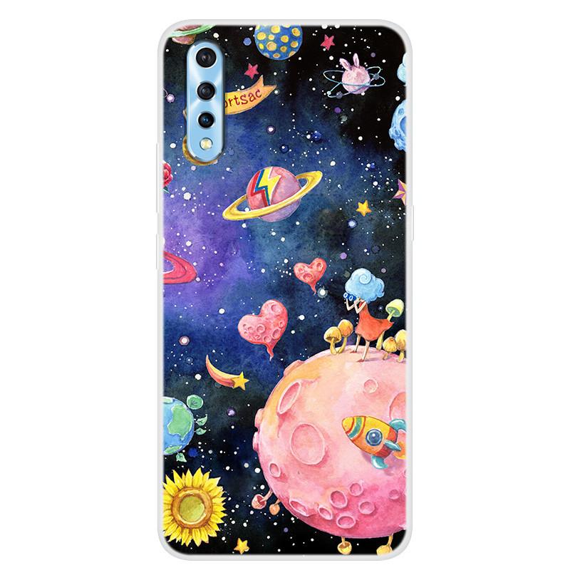For Vivo V17 Neo Case Soft Silicone Back Case for Vivo S1 1907 6.38" Phone Cover For Vivo V17Neo V 17 neo 1907 Cases Bumper Capa