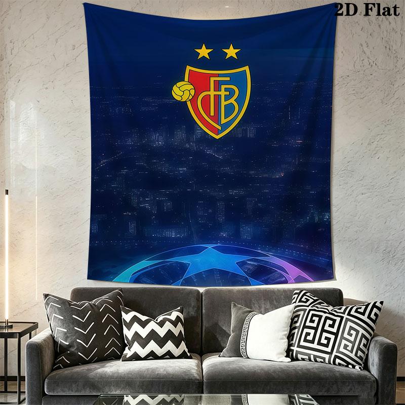 Basel Wall Hanging Printed Fabric Blanket Decorative Tapestries for Bedroom Living Room Home Decor