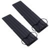 100W Flexible Solar Panel with Cable Monocrystalline PET Photovoltaic Panel for Power Station Black