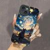 Starry Sky Cat Pattern Phone Case For iPhone 16 15 14 13 12 11 Pro Max XS X Plus SE 2022 2020 Shockproof Soft Silicone Cover