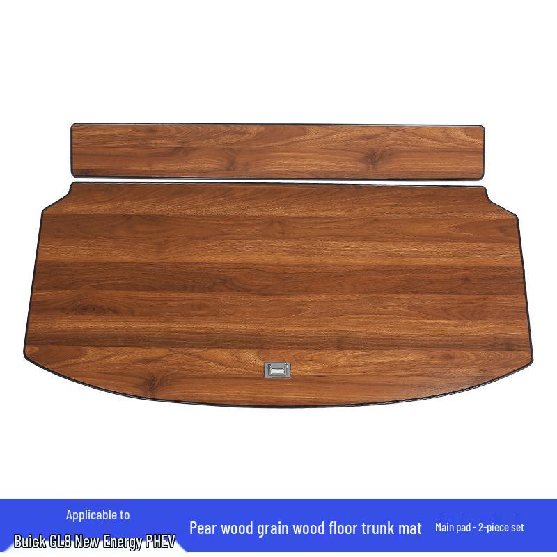 2024-2025 Buick GL8 PHEV Interior Upgrade: Solid Wood Flooring & Full-Coverage Mats.
