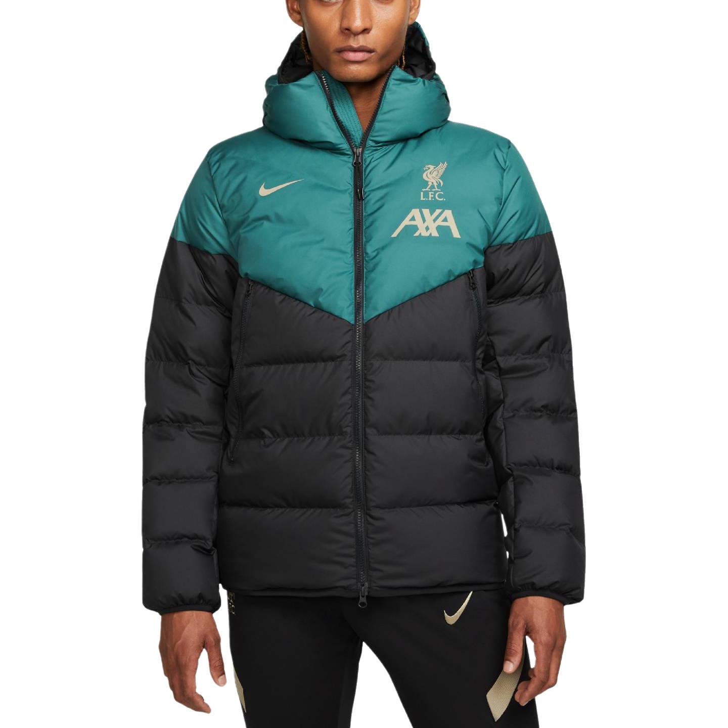 

Nike Logo Print Color Block Hooded Long Sleeve Jacket Men jackets Black DB6861-376 L