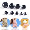 6-14mm Black Plastic Safety Eyes for DIY Crochet Doll Decoration DIY Craft Kit Plush Toy Soft Toy Doll Eyes Accessories 100Pcs