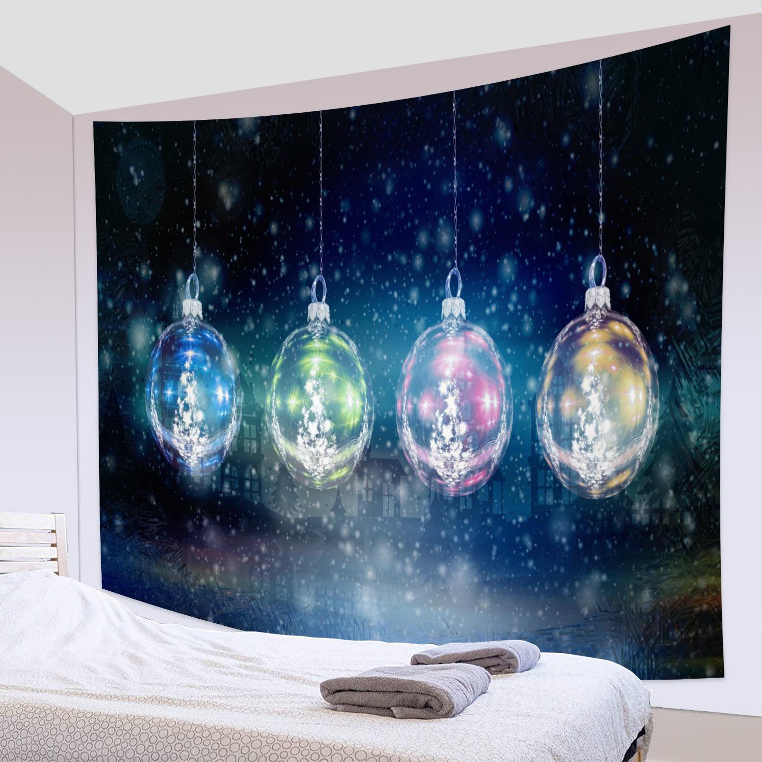 Рождественские элементы Рождественские элементы Олени Снег Звезда Настенный гобелен Декор — фото 17