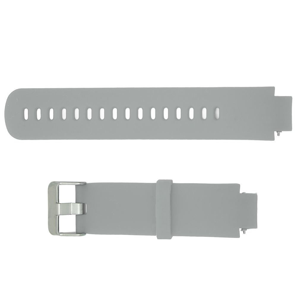 Smartwatch Replacement Band Silicone Watch Wrist Strap Single Color for Amazfit Verge 3Gray
