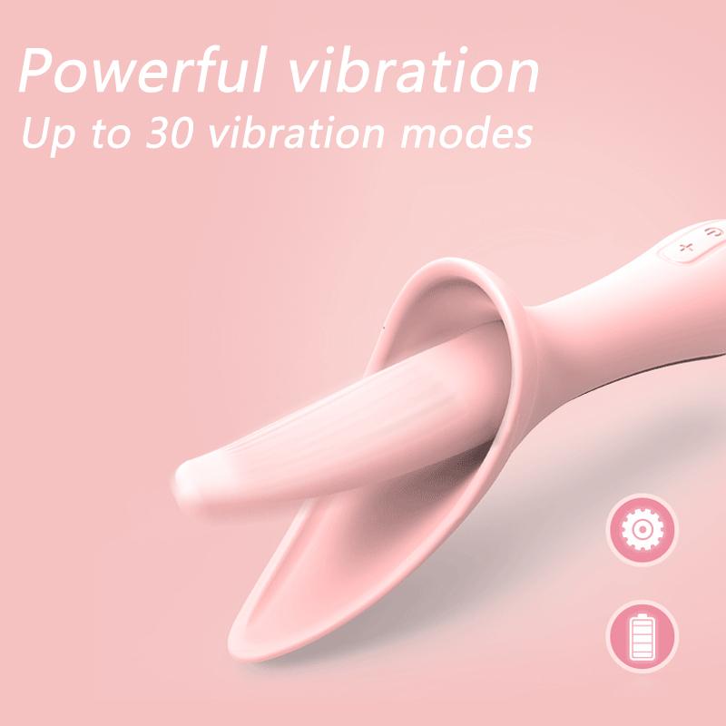 Magischer Zungenvibrator, Sexspielzeug für Frau, Klitoris, G-Punkt, stimuliert vibrierende Zunge, Klitorisvibrator, enges Orallecken, Sexshop für Erwachsene