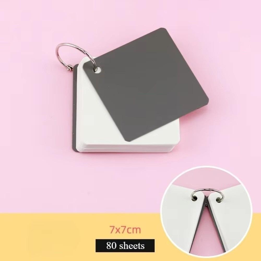 Portable Pocket Memo Pads 80 Sheets Blank Index Card  for Memory Learning Studying