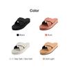 Indosol Black Slide Slipper   Platform Cross Slide