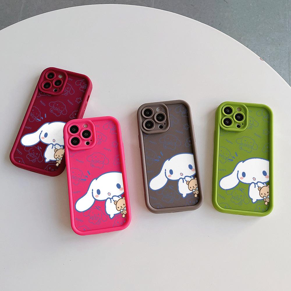 Sanrio New Cinnamoroll Phone Case For IPhone 16 15 14 13 12 11 Pro Max Mini XR XS X 7 8 Plus Soft TPU Back Cover