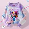 New K Pop Demon Hunters Kids Hoodie Sweatshirt Kawaii Cartoon Printed Tops Boys Autumn Long Sleeves Baby Girl Winter Clothes