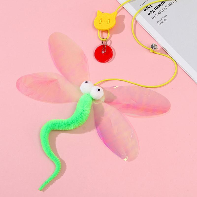 Pisică de pluș Teaser Stick Ușă agățată Joacă interactivă Urmarire Jucării pentru exerciții Articole pentru animale de companie pentru interior