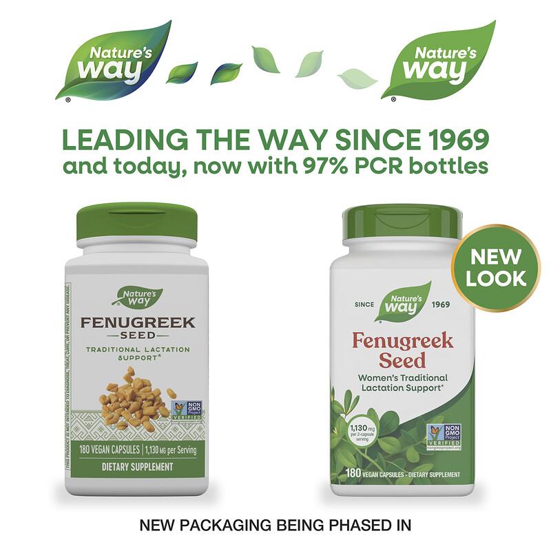 Fenugreek Seed, 180 Vegan Capsules (565 mg per Capsule)