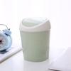 Mini Rubbish Can Plastic Wastebasket Creative Trash Can  Bedroom Bathroom Office Dorms