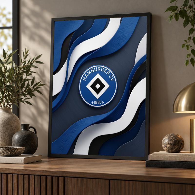 Hamburger SV Football Diamond Painting Kit 5D Full Drill DIY Diamond Mosaic Wall Art Home Decor