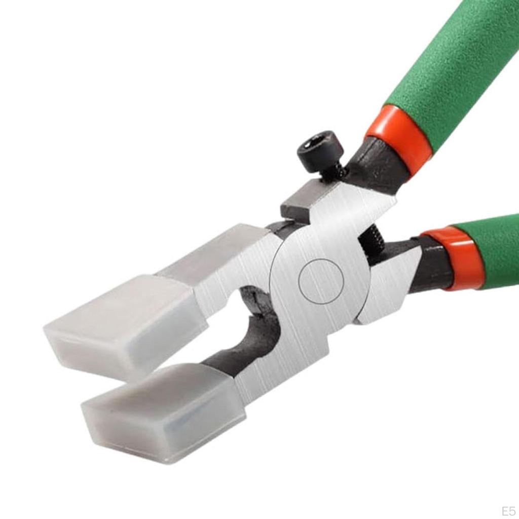 Glass Tool Breaking Pliers Ergonomic Handle Heavy Duty Breaker Tile Nippers for Mirror Fusing