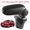 For Hyundai I20 2015-2020 Armrest Center Console Black Textile  Original Fit Car Interior Accessories Replacement Trim Parts
