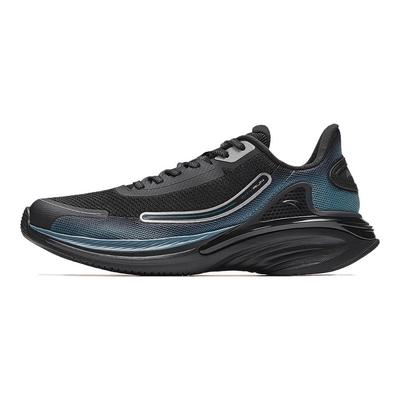 City Rebound Lightweight Durable Shock Absorption Lightweight Low Top Short Distance Running Shoes Men Sneaker Black Blue Silver 112515566R-1