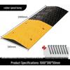 High-Quality Thickened Rubber Speed Bump for Road Safety