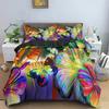 Schmetterling Bettbezug King Queen Größe Tier Floral Bettwäsche Set für Teenager Erwachsene Schöne Blume Polyester Steppdecke