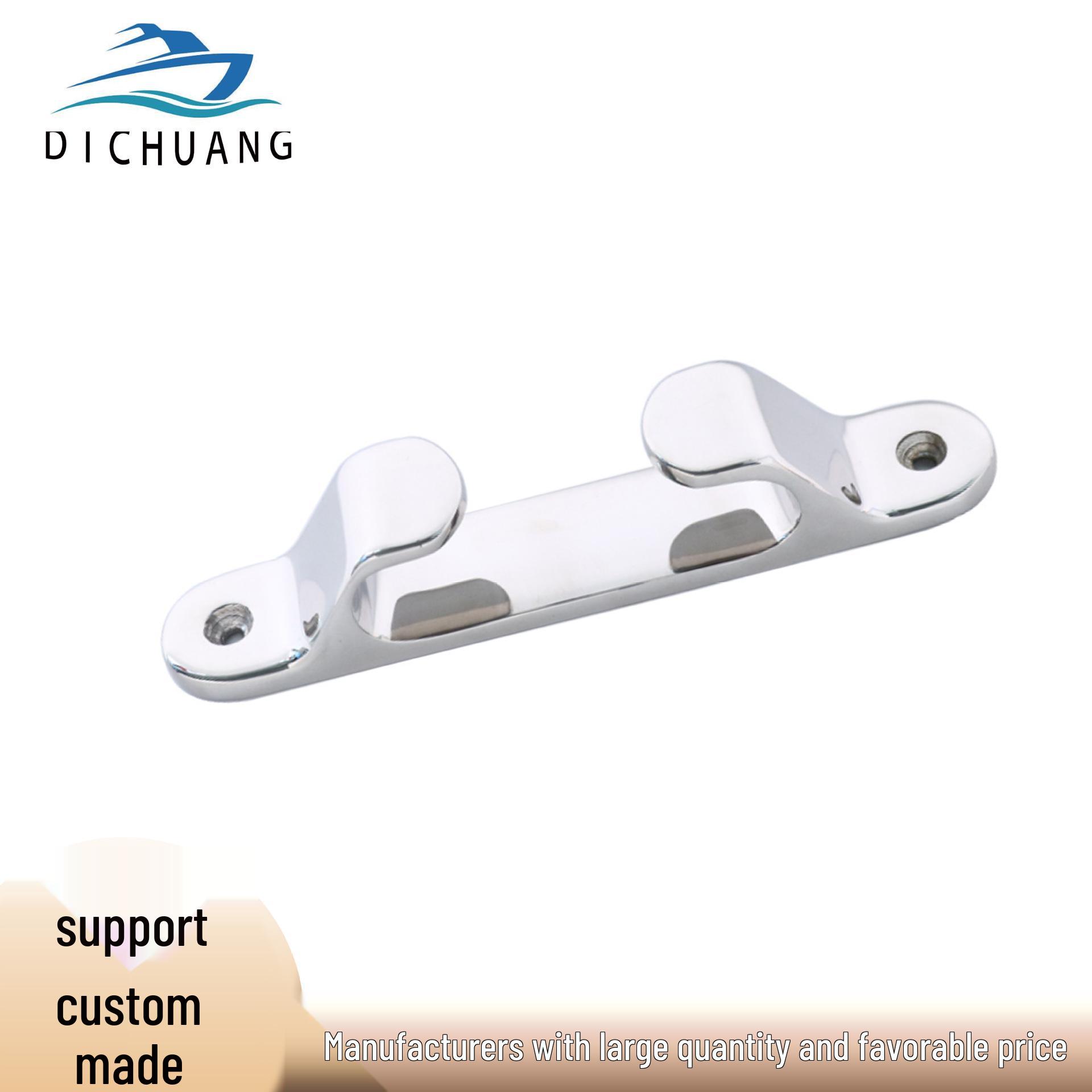 316 Stainless Steel Marine Butterfly Fairlead for Yachts and Ships Butterfly Angled Fairlead