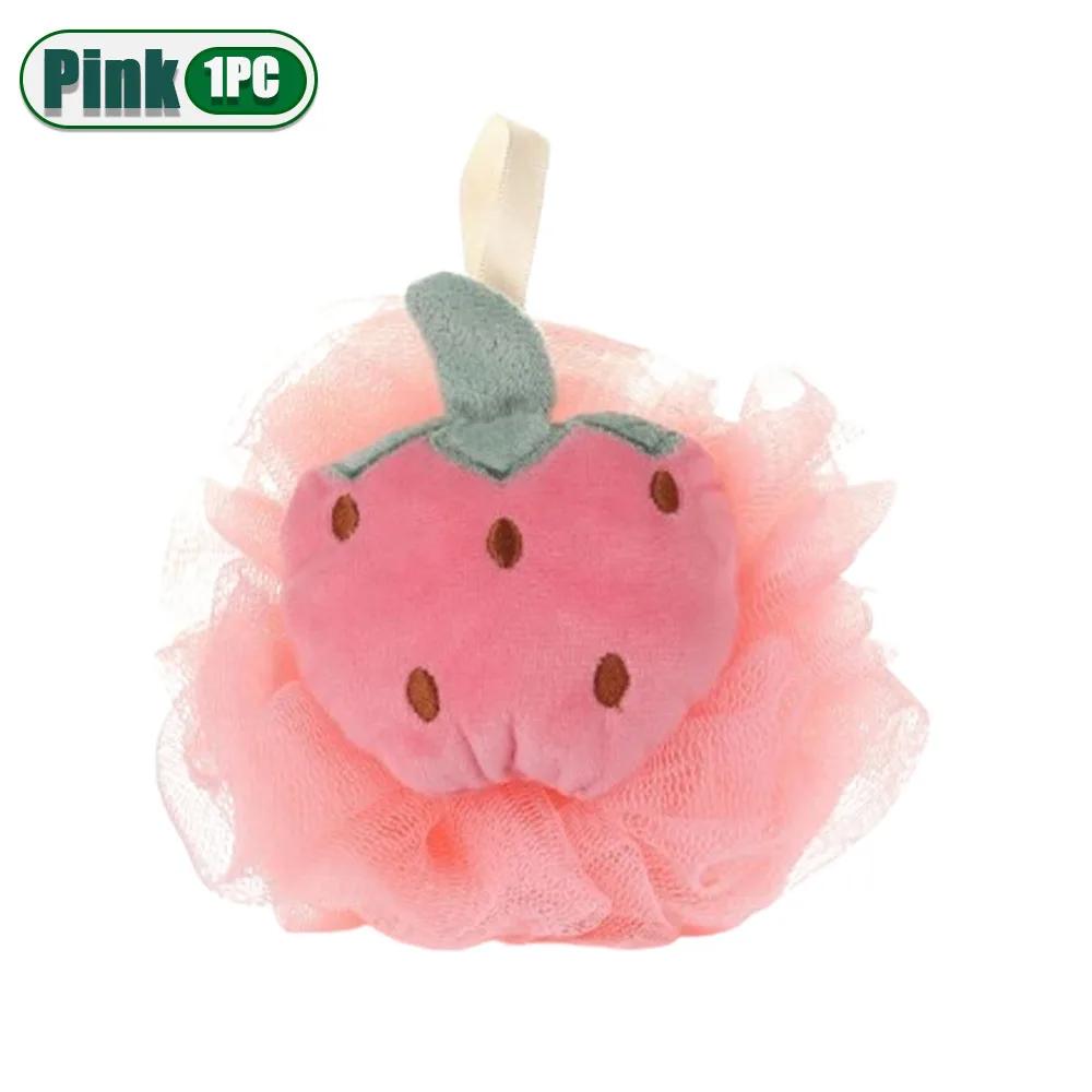 Детский банный шар, банный цветок, милый банный шар, банный шар, мультяшный банный пузырь, супермягкий большой мочалочный шар, который не распадется