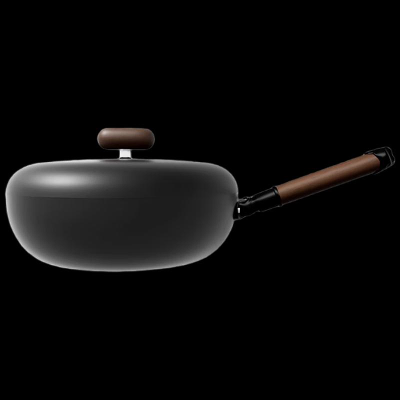 Wenlunshan Pebble 4th Gen Nitrided Titanium-Iron Wok