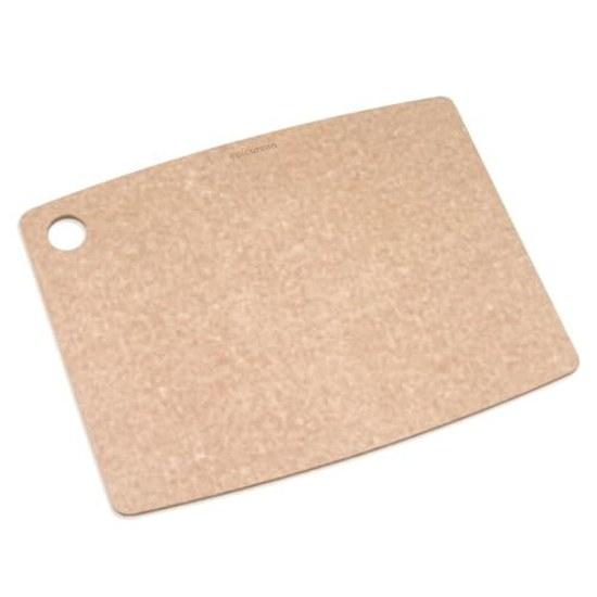 Epicurean cutting board wooden L size natural dishwasher safe water sterilization compatible high durability lightweight thin 7.4122-X1.