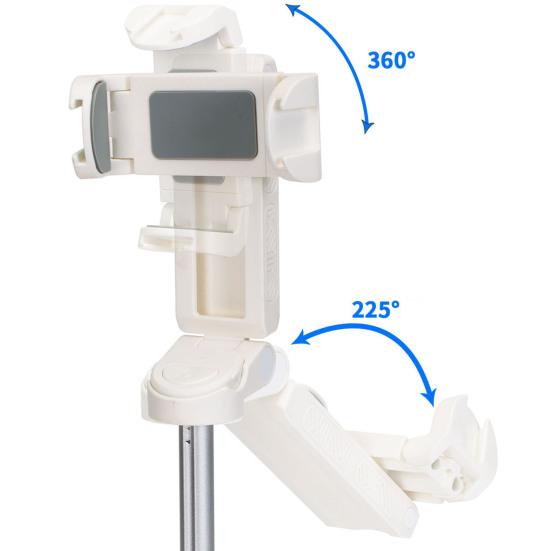 Yousheng Selfie Stick Quadrat with Remote Control 360 Degree Rotation Bluetooth-compatible 5.0 Height Adjustable Selfies Vlogs Stick