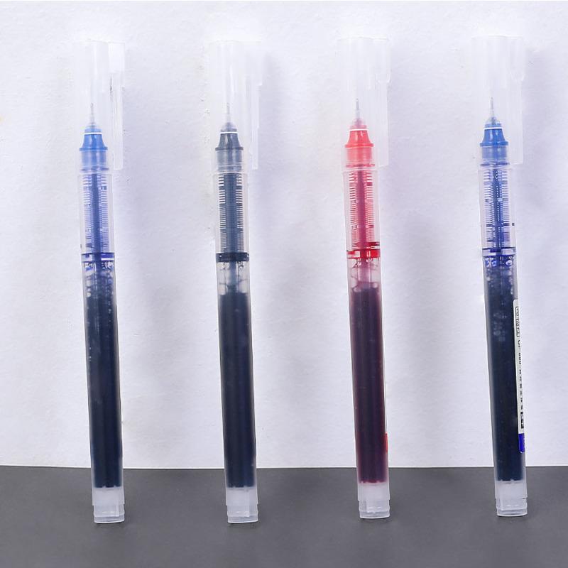 1 kus psací potřeby Roztomilý rovný tekutý váleček kuličkové pero Školní kancelářské potřeby Creative Sweet High Capacity Pen