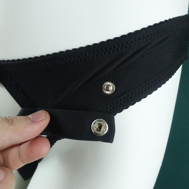 Black Rose Red Men's Thong Chastity Lock Fixing Strap for Underwear Stability